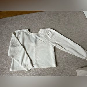Ba&sh Long sleeve Scoop Back Sweatshirt